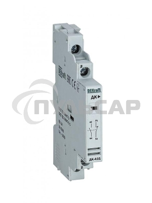 Контакт дополнительный боковой 1НО+1НЗ для ВА-431 SchE 21271DEK