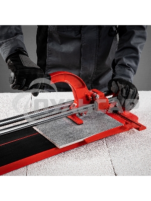 Плиткорез 400 х 16 мм, литая станина,каретка на подшипниках, усиленная рукоятка MTX