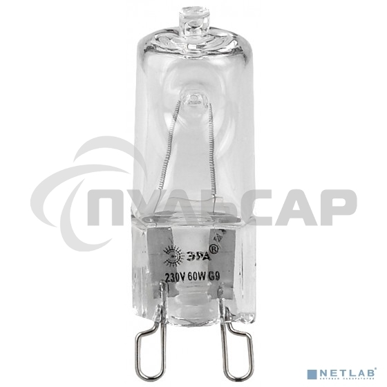Лампа галогенная ЭРА G9-JCD-60-230V-Cl(100/1000/30000)