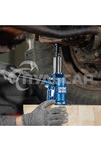 Домкрат гидравлический бутылочный телескопический, 8 т, подъем 180-410 мм Stels