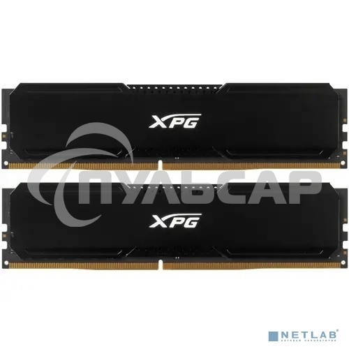 Оперативная память XPG Gaммix D20, DDR4, 16Gb (2x8Gb), 3600MHz, CL18, DIMM, с радиаторами, черный