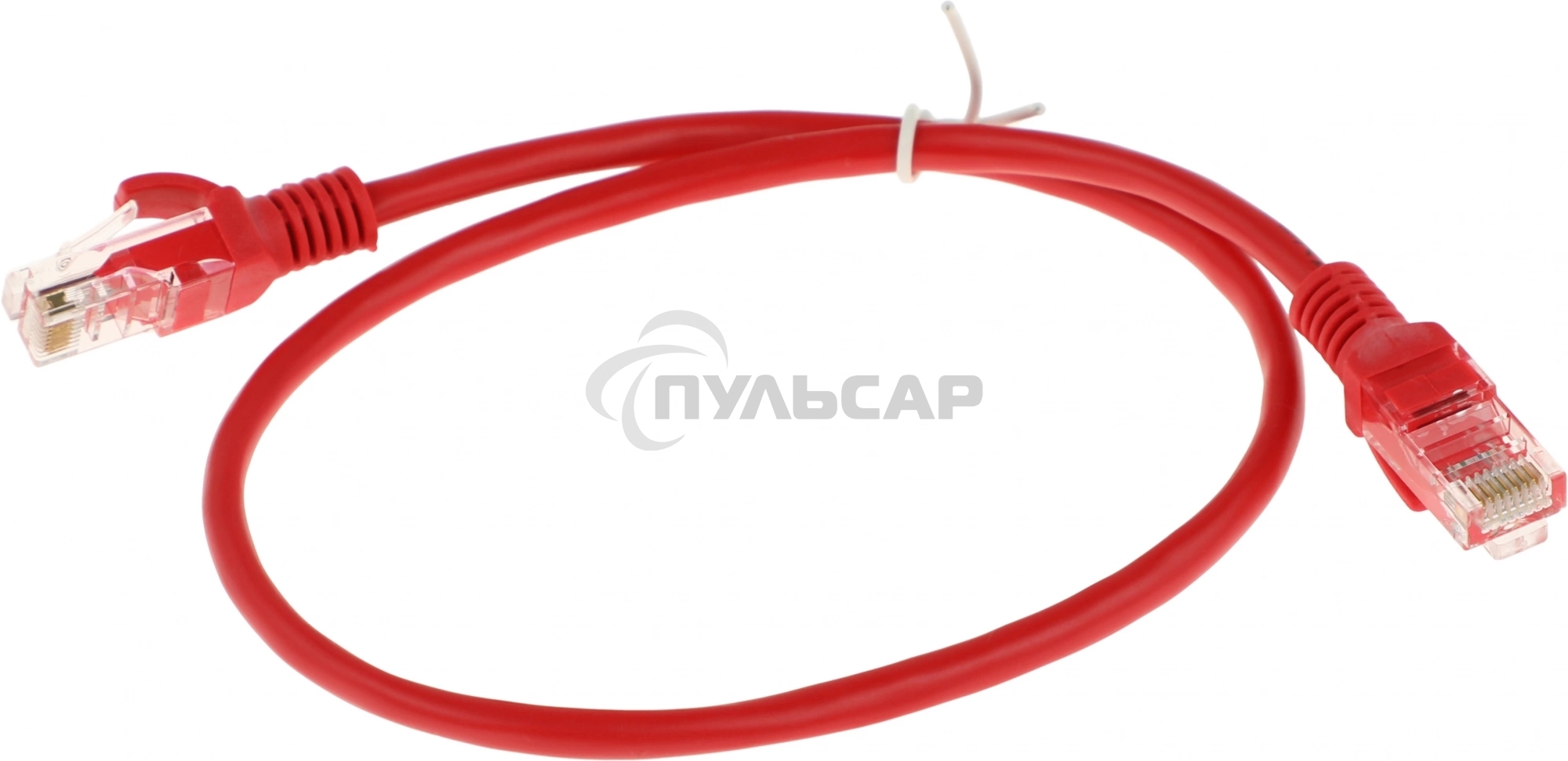 Патч-корд UTP Cablexpert кат.5e, 0.5м, литой, многожильный (красный)