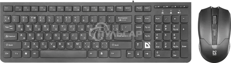 Беспроводная клавиатура/мышь Defender COLUMBIA C-775 RU черный
