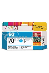 Картридж струйный HP №70 C9452A голубой для HP DJ Z2100/Z3100 (130мл)