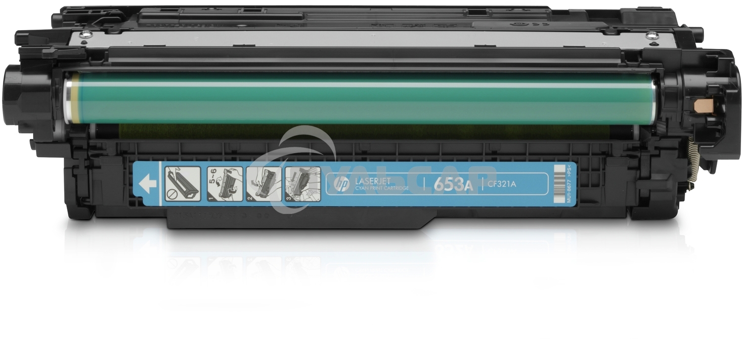 Тонер Картридж HP 653A CF321A голубой для HP MFP M680 (16000стр.)