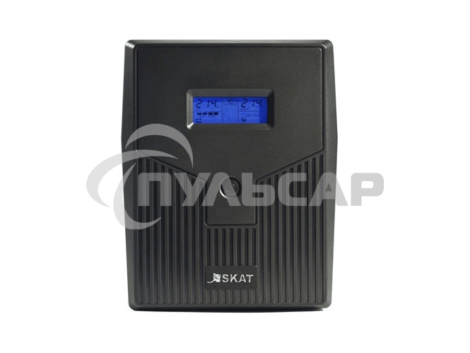 Источник бесперебойного питания SKAT-UPS 2000/1200 220В 1200Вт 2 АКБ 9А·ч внутр. меандр. стабилизация напряжения