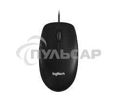 Мышь проводная Logitech M100/100R DARK/GREY (темно-серая/черная), 1000 dpi, USB, кнопки - 3