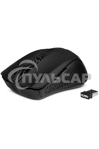 Мышь беспроводная SVEN RX-350W черный, 1400 dpi, радиоканал, USB, кнопки - 6