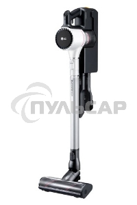 Пылесос вертикальный LG A9N-PRIME белый, питание от аккумулятора, 160 Вт, уборка сухая, пылесборник 0.44 л, работа от АКБ max 50 мин