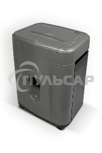 Шредер Heleos АП23-5 серый/серебристый с автоподачей (секр.P-5) фрагменты 145лист. 23лтр. скрепки скобы пл.карты