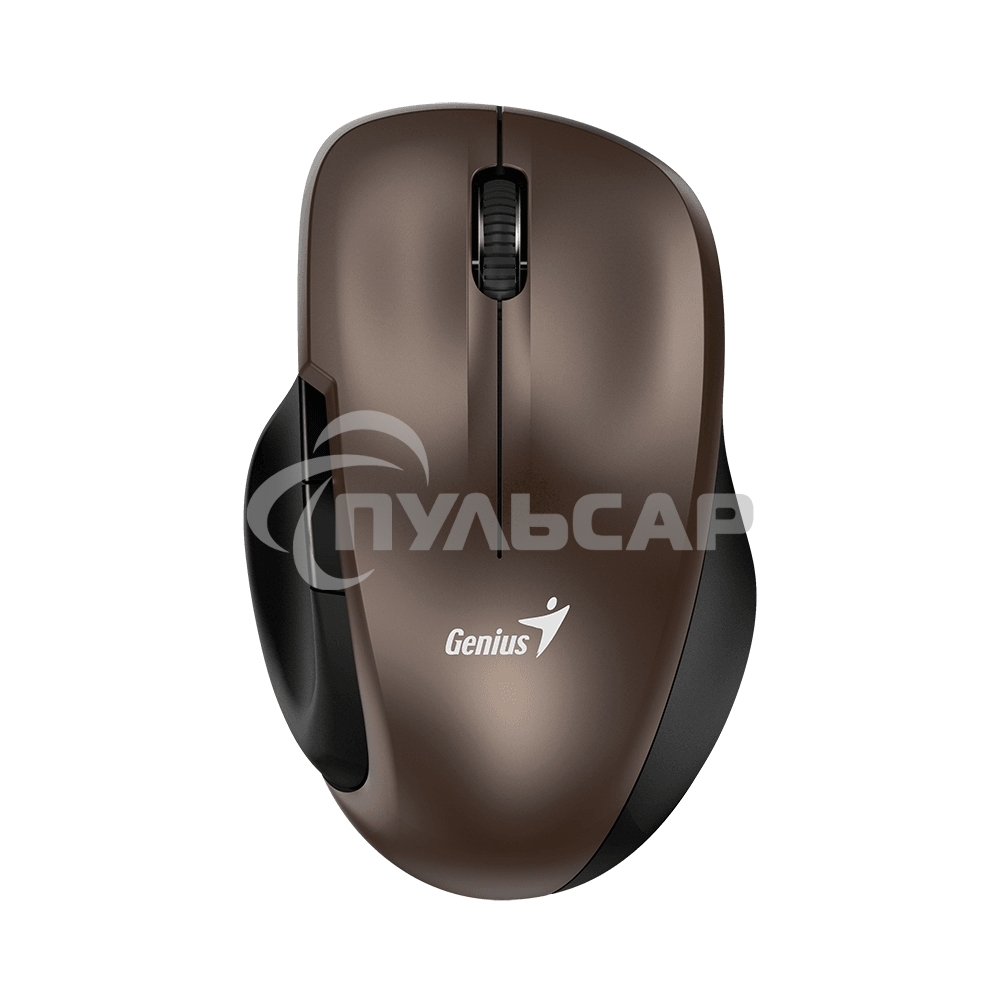 Мышь беспроводная Genius Ergo 8200S коричневый, 1200 dpi, радиоканал, USB, кнопки - 5