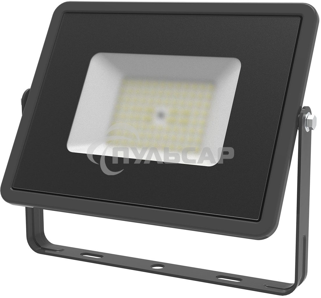 Прожектор светодиодный Gauss Qplus 50Вт 6500К 4250лм IP65 графит. сер. 1/10