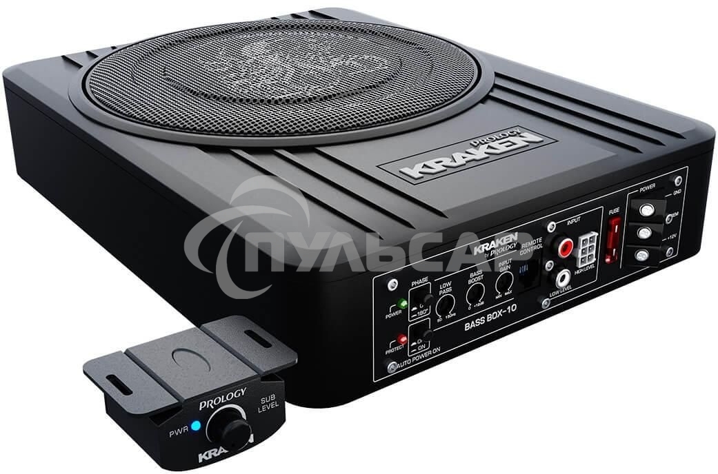 Сабвуфер автомобильный Prology Box-10 120Вт активный (25см/10