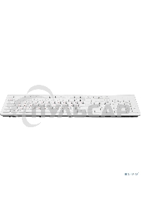 Клавиатура проводная Oklick 505M белый USB slim