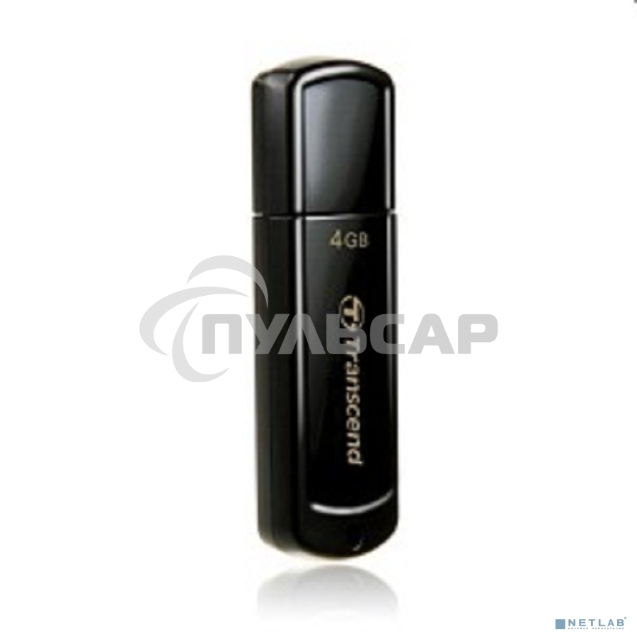 Флешка USB Transcend JetFlash 350 (TS4GJF350), 4 Gb, USB 2.0, R/W 12/5, черный