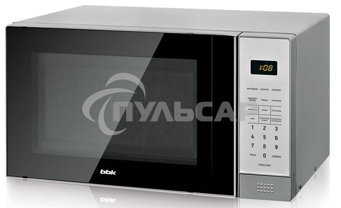 Микроволновая печь BBK 20MWS-729S/BS 20л. 700Вт серебристый/черный