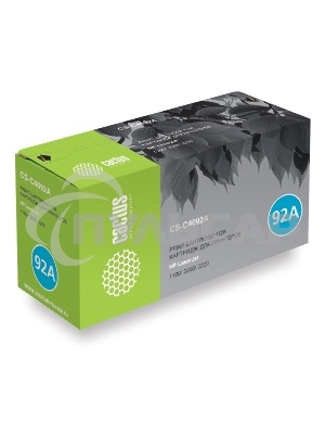 Картридж лазерный Cactus CS-C4092A черный для HP LaserJet 1100/ 3200/ 3220 (2500стр.)