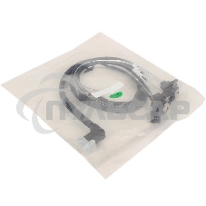 Кабель ACD-RA8643-RASATASB-08M, Internal SFF8643(угловой) -to- 4*SATA(угловой)+SB ( HDmSAS RightAngle -to- 4*SATA RightAngle +SideBand ) 75см (аналог 2279900-R) (6705171)