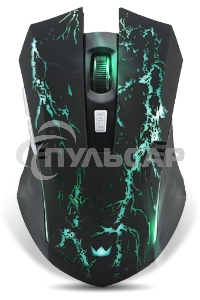 Мышь проводная Crown Gaming CMXG-600 черный, 2200 dpi, USB, кнопки - 6