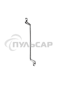 Ключ накидной коленчатый Rexant 24х27 мм, хром