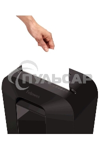 Шредер Fellowes PowerShred LX70 черный (секр.P-4)/перекрестный/11лист./18лтр./скрепки/скобы/пл.карты