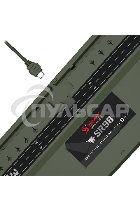 Клавиатура проводная A4Tech Bloody S98 Aviator механическая зеленый USB for gamer LED (S98 AVIATOR)
