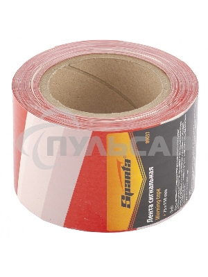 Лента сигнальная, 75 мм х 150 м Sparta