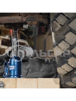 Домкрат гидравлический бутылочный телескопический, 8 т, подъем 180-410 мм Stels