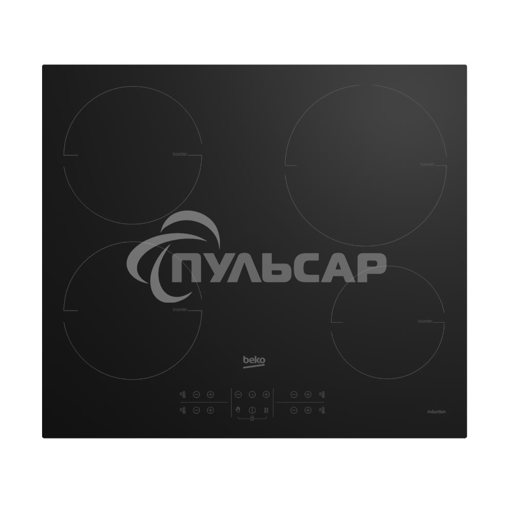 Индукционная варочная панель Beko HII 64200 MT, черный