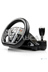 Игровой руль Dialog GW-135VR GranTourismo - эф.вибрации, 2 педали, рычаг ПП, PC USB