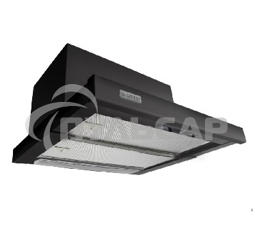 Вытяжка встраиваемая Gefest ВО 4501 К21 черный, 50 см, 600 куб. м/ч, 77 дБ