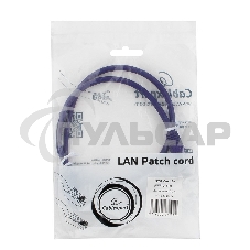 Патч-корд UTP Cablexpert кат.5e, 0.25м, литой, многожильный, фиолетовый