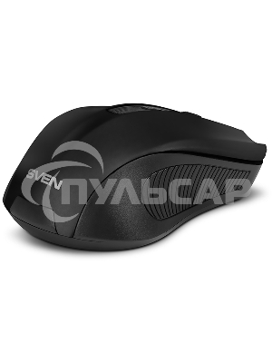 Мышь беспроводная SVEN RX-350W черный, 1400 dpi, радиоканал, USB, кнопки - 6