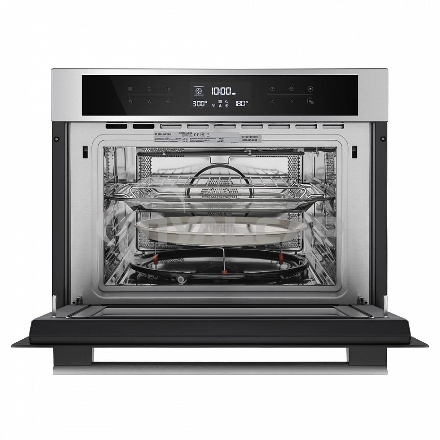 Шкаф духовой электрический с функцией СВЧ Maunfeld MCMO.44.9S, встраиваемый