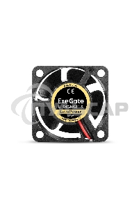 Вентилятор для корпуса ExeGate ExtraPower EP04020S2P-5 черный, 40 мм, 7000 об/мин, 30.5 дБ, 2 pin