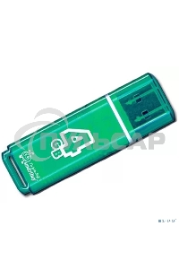 Флешка USB Smartbuy 4 Gb USB <USB 2.0> Smartbuy Glossy series Green (SB4 GbGS-G)