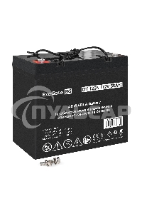 Аккумуляторная батарея ExeGate DT 1255 (12V 55Ah, болт М6)