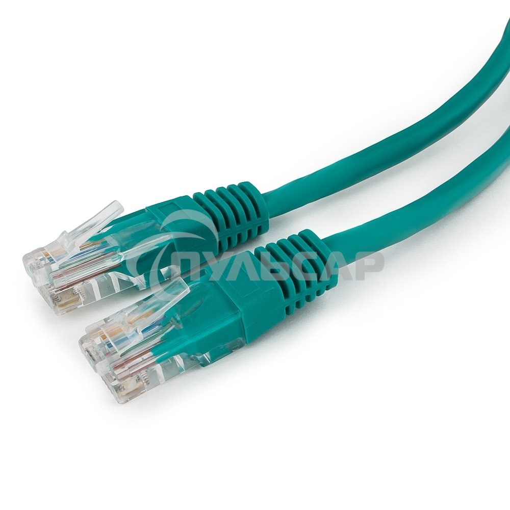 Патч-корд UTP Cablexpert кат.5e, 1.5м, литой, многожильный (зеленый)