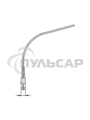 Кронштейн К1К-1.5-1.5-0.1-0.048 гор. цинк. Пересвет В00000148