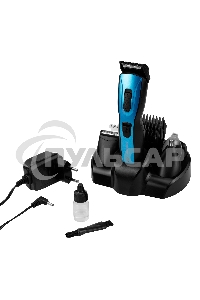 Машинка для стрижки Starwind SHC 4379 синий/черный 3Вт (насадок в компл:8шт)