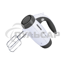 Миксер Centek CT-1114 (белый/серый) 350Вт, 6 скоростей+турбо, взбивание/замешивание