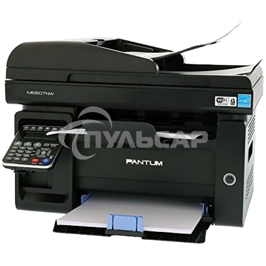 МФУ лазерное Pantum M6607NW, A4, ч/б, печ. до 22 стр/мин., скан. до 22 стр/мин., 1200x1200dpi, USB, RJ-45, Wi-Fi