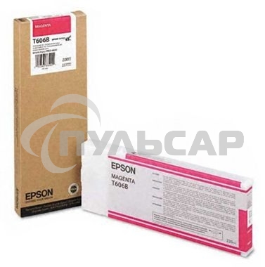 Картридж струйный Epson C13T606B00 пурпурный (220 мл) для Stylus Pro 4800