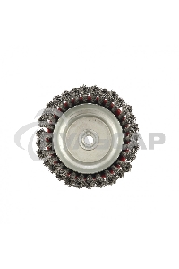 Щетка Matrix для УШМ, 150 мм, М14, Чашка, крученая проволока 0,8 мм