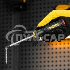 Отвертка Denzel PH2х100 мм, S2, 3к рукоятка