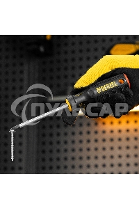 Отвертка Denzel PH2х100 мм, S2, 3к рукоятка