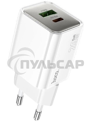 Сетевое зарядное устройство Hoco N46 Glorious 20W 3A (QC) белый