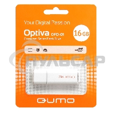 Флешка USB QUMO 16 Gb Optiva 01 White QM16GUD-OP1-белый