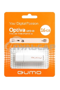 Флешка USB QUMO 16 Gb Optiva 01 White QM16GUD-OP1-белый