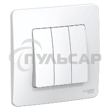 Выключатель 3-кл. СП BLANCA (сх.1+1+1) 10А 250В белый SchE BLNVS100501
